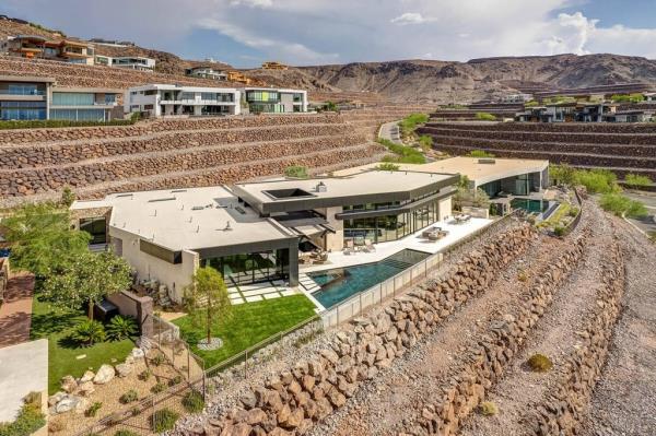 The home occupies over 7,000 square feet. 