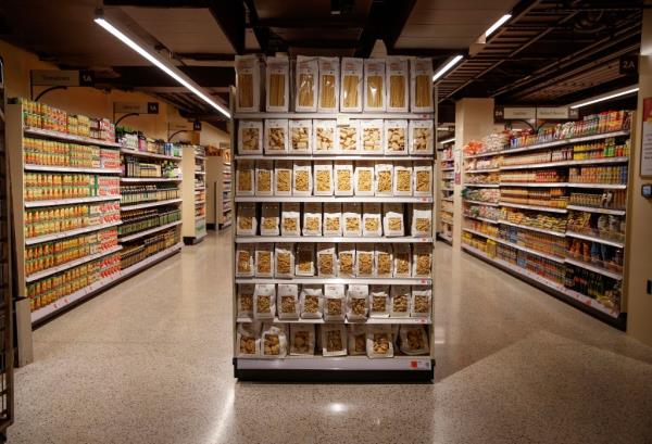Rochester-area natives Molly Feldman (left) and Katie Gold -- both of whom previously worked at Wegmans in Rochester -- stocked up on goodies.