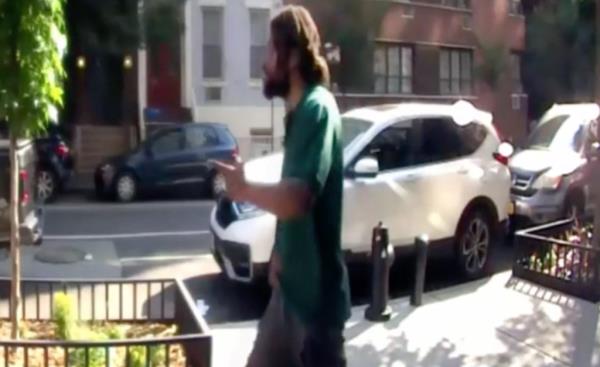 Suspect who allegedly struck a 67-yo woman in the head with a rock in an apparently unprovoked attack at 7th Avenue and West 14th Street in Chelsea.
