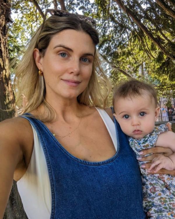Ashley and baby