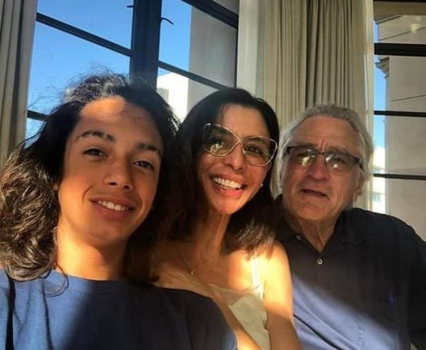 Leandro De Niro Rodriguez, Drena De Niro and Robert De Niro