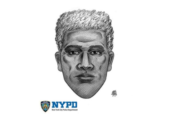 A sketch of the attemped rape suspect in Prospect Park. 