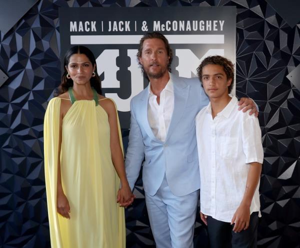Matthew McCo<em></em>naughey and Camila Alves allow their son, Levi, to join social media. 