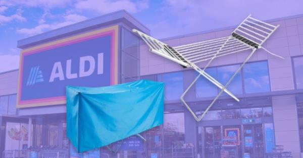 Heater against Aldi in the back