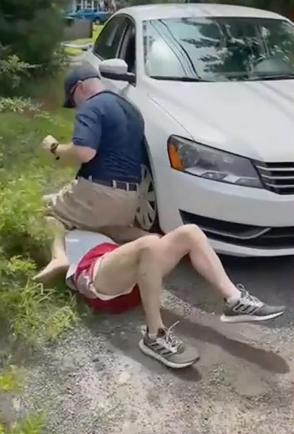 Sgt. Scott Saunders beating Harry Horsley.