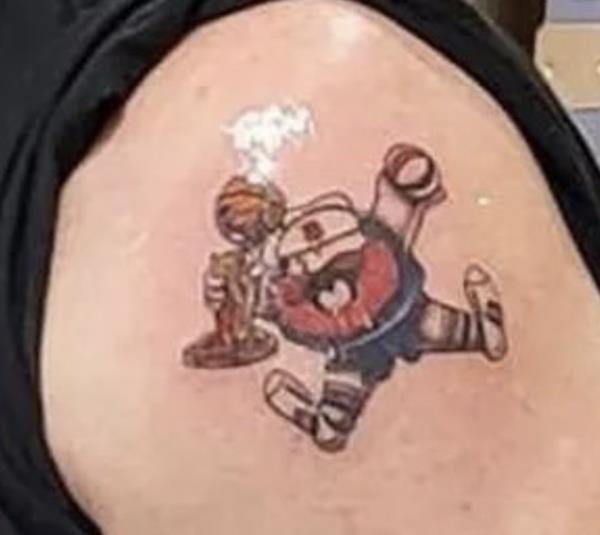 Maxie the Miner tattoo
