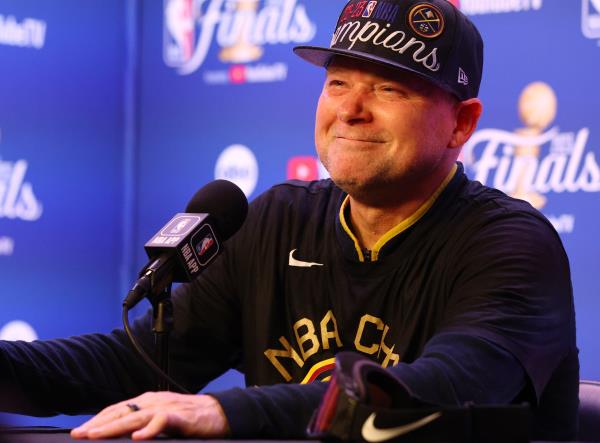 Michael Malone after winning the NBA championship.