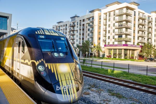 The all-electric route will reach speeds of up to 125 mph on the Miami-Orlando route, which is slated to begin taking passengers later this year.