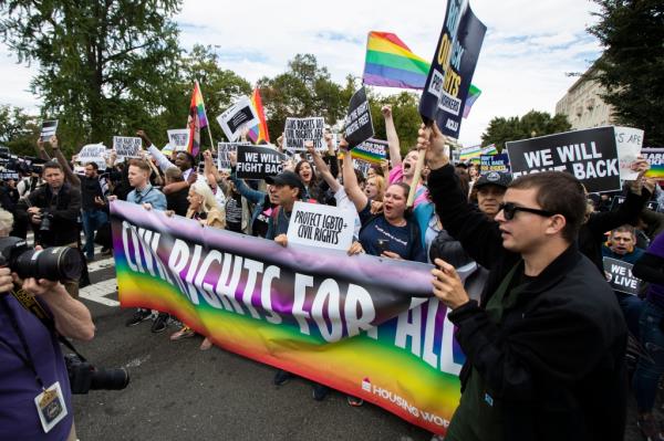 Public march in support of LGBT rights.