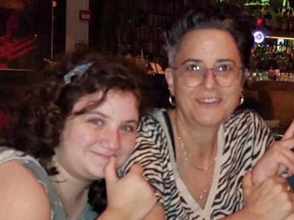 Galit Dan lsitenined to her daughter’s last voice message before she was kidnapped (Picture: Roland Hoskins)