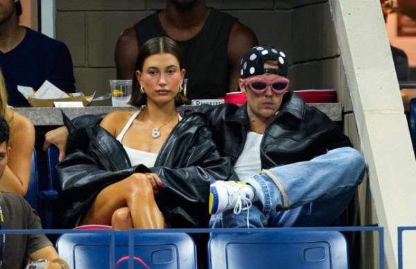 Hailey and Justin Bieber.