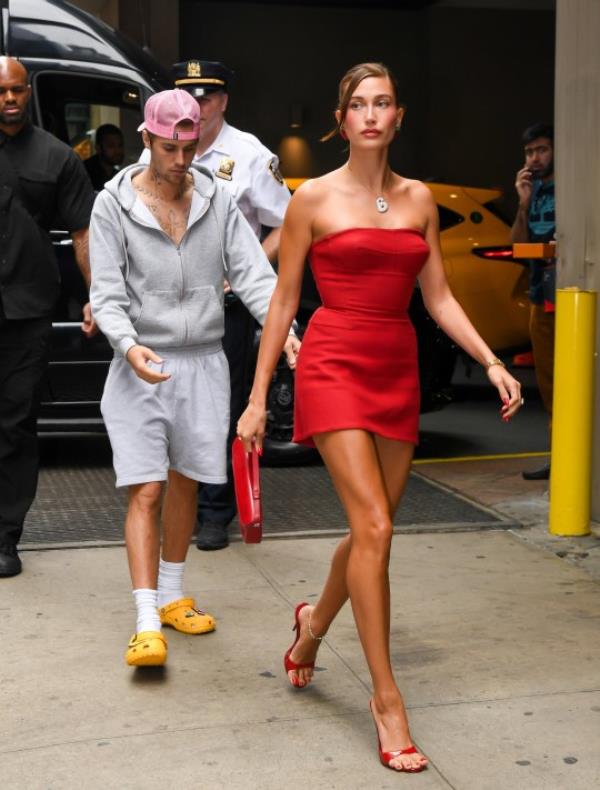 Justin Bieber and Hailey Bieber.