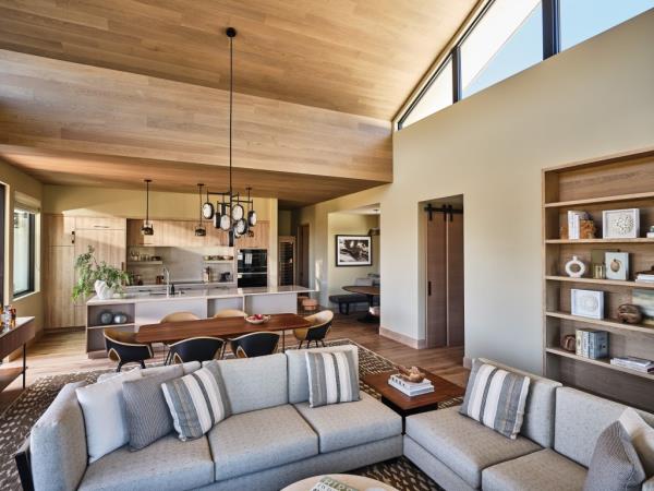 A view of a home's layout.