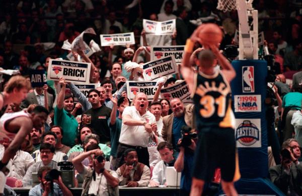 Reggie Miller was a villain during the peak of the Knicks-Pacers rivalry.
