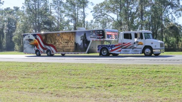 One of the trucks. 