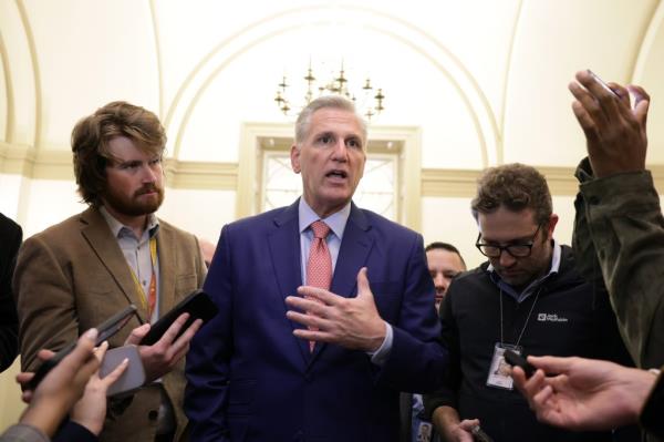 House Speaker Kevin McCarthy is pictured