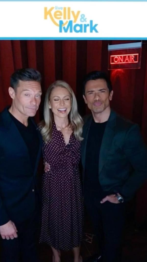 Monday's drop-by marks the second time Seacrest has appeared on 
