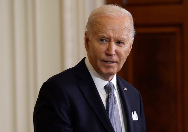 U.S. President Joe Biden holding a joint press co<em></em>nference with Kenyan President William Ruto in the East Room at the White House