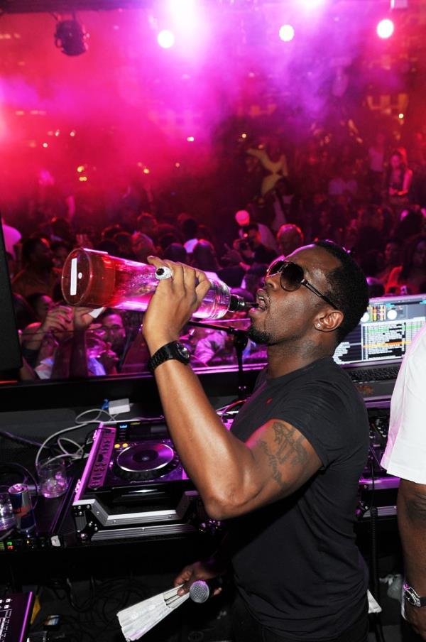 Diddy hosting a Memorial Day weekend party in 2012.