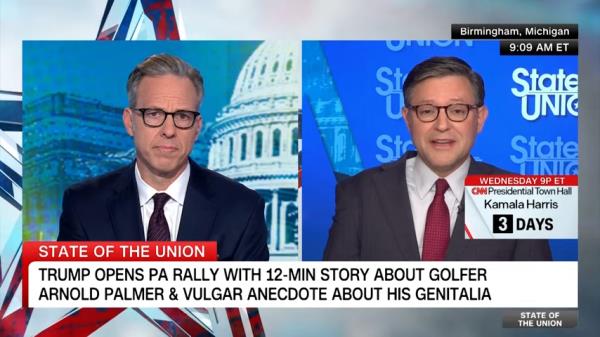 Jake Tapper, Speaker Mike Johnson
