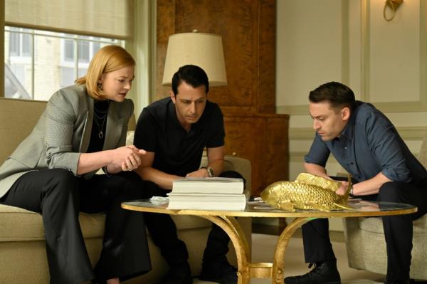 Sarah Snook, Jeremy Strong and Kieran Culkin starred as siblings on 
