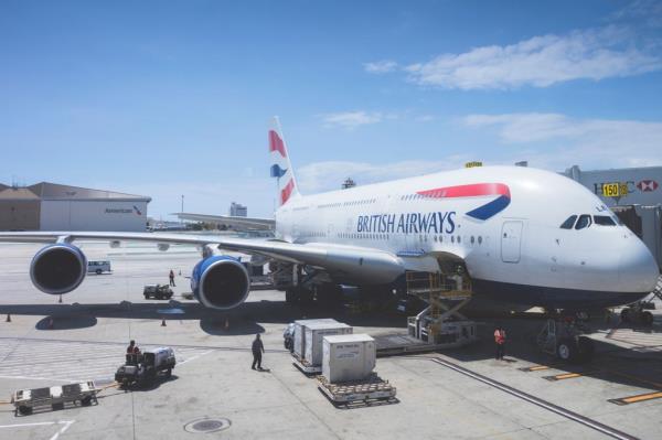 British Airways plane. 