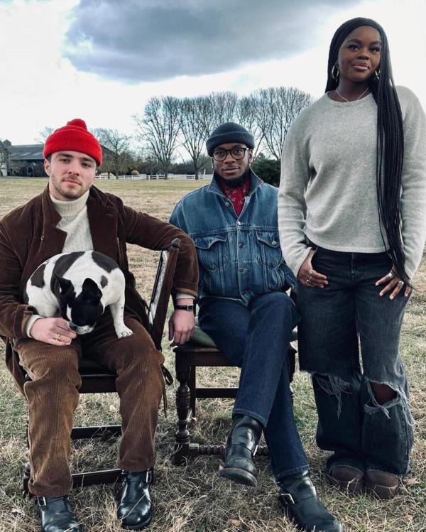 Rocco Ritchie, David Banda and Mercy James