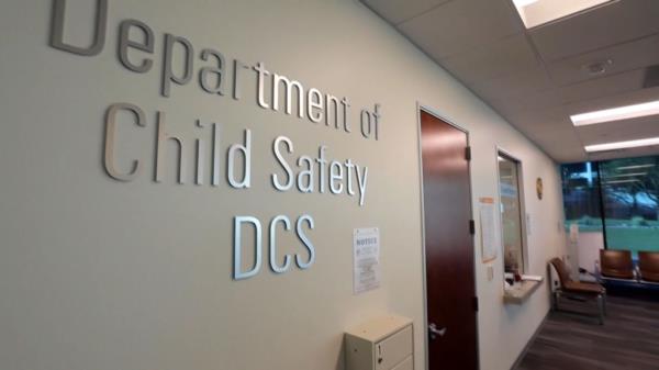 A shot from inside the Department of Child Safety offices in Mesa.