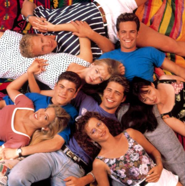  Gabrielle Carteris, Ian Ziering, Tori Spelling, Brian Austin-Green, Jason Priestley, Shannen Doherty, Jennie Garth, Luke Perry,