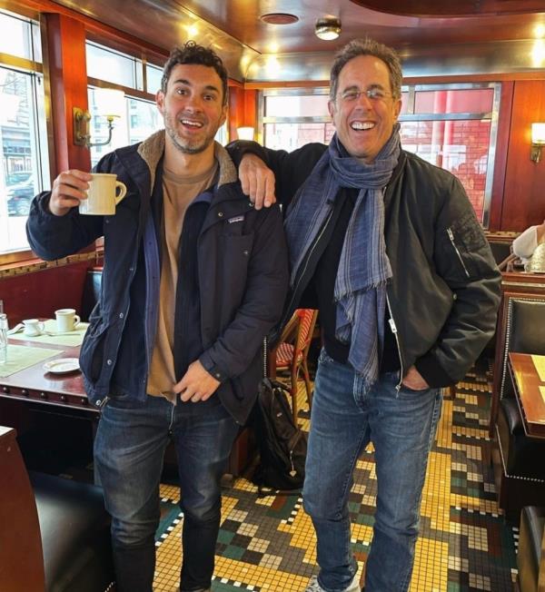 Normand with legendary comedian and New York native Jerry Seinfeld.