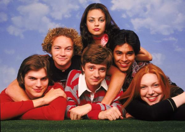 Ashton Kutcher, Danny Masterson, Mila Kunis, Wilmer Valderrama, Laura Prepon, Topher Grace from 