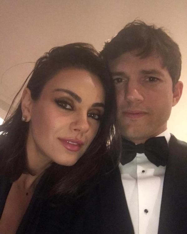 Ashton Kutcher and Mila Kunis.