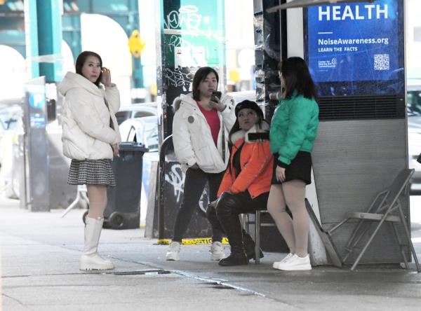 Sex workers in Jackson Heights.