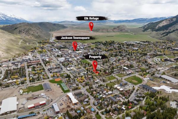 The plot of land boasts mountain views. 