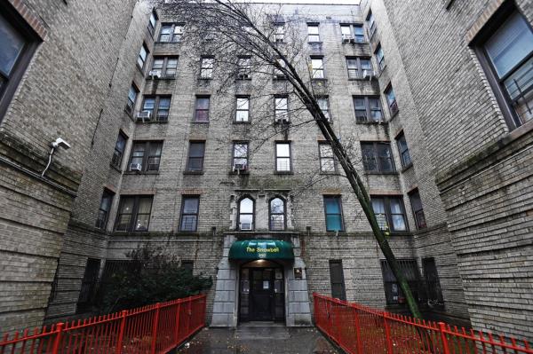 Site of Bronx twins' death. 