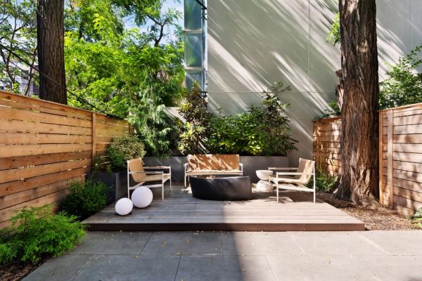 Perfect for summer, the property doesn't shy from outdoor space.