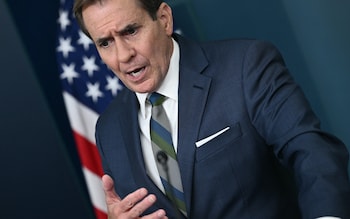 John Kirby, spokesman for the US Natio<em></em>nal Security Council, told Russia to end the war that it started