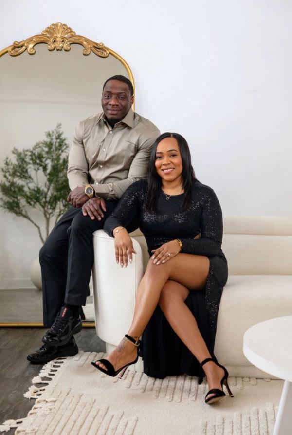 Kirk Walker and Shauntea Weaver, seen together before a wrong-way crash took Walker's life.