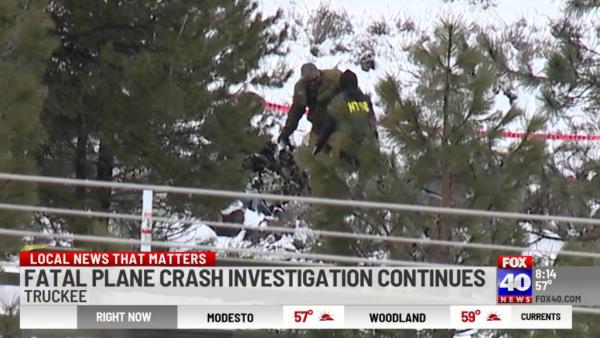 Liron and Naomi Petrushka’s aircraft crashed near a railway as it approached Truckee Tahoe Airport at around 6:40 p.m.