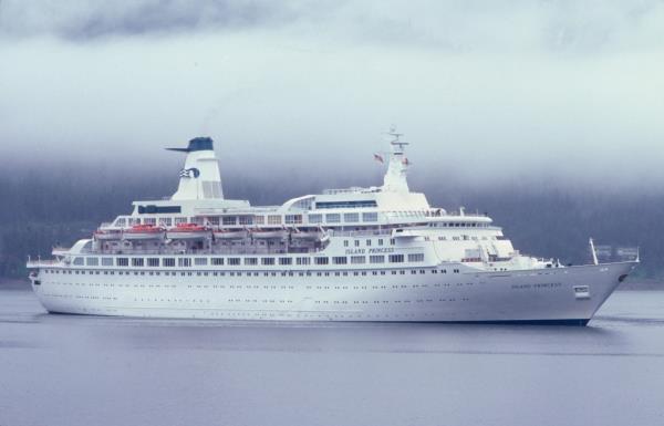 THE LOVE BOAT, Pacific Princess cruise ship