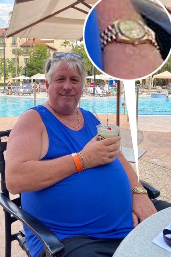 Kenneth Landers with his Rolex