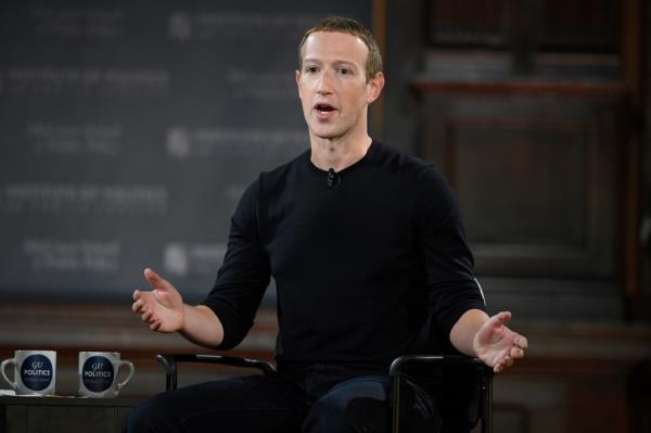 me<em></em>ta CEO Mark Zuckerberg is pictured above. Ex-employees have criticized the firm for not doing enough to crack down on child predators online.