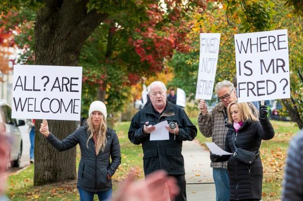 A former church choir member, Liz Yarch, said she resigned over the firing and that “some people were told” Szczepanski retired and wasn’t fired.