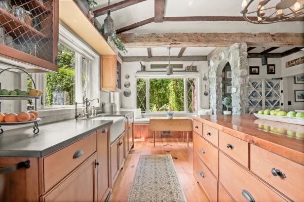 The kitchen. 