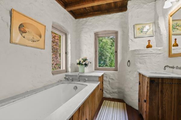 A bathroom. 