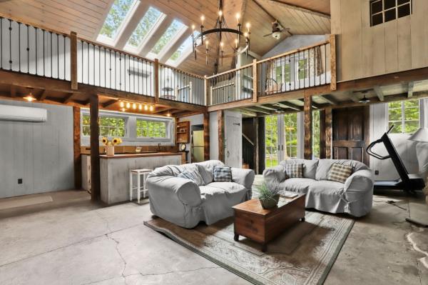 The living room. 