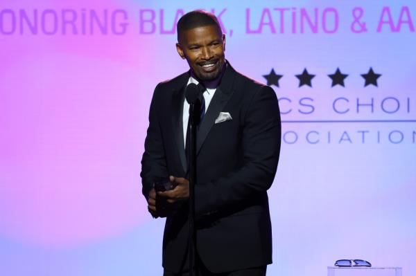 Foxx, 55, was the recipient of the event's Vanguard Award for his performance in 2023 film 