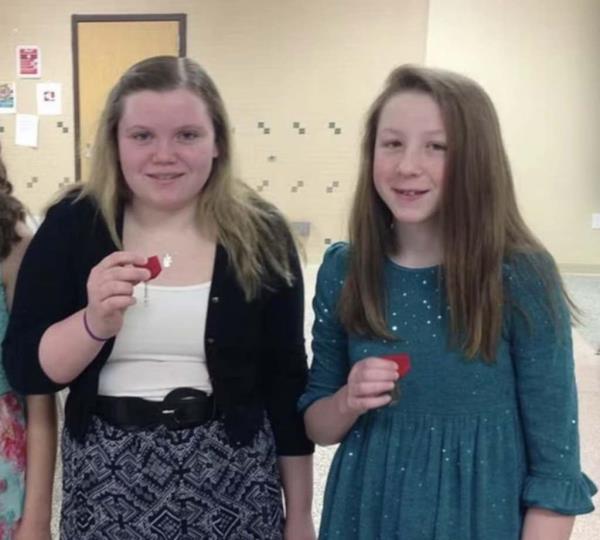 Libby German (left) and Abby Williams (right) were murdered on Feb. 13, 2017.