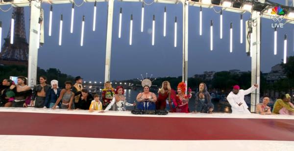 The drag performance at the Paris Olympics opening ceremony