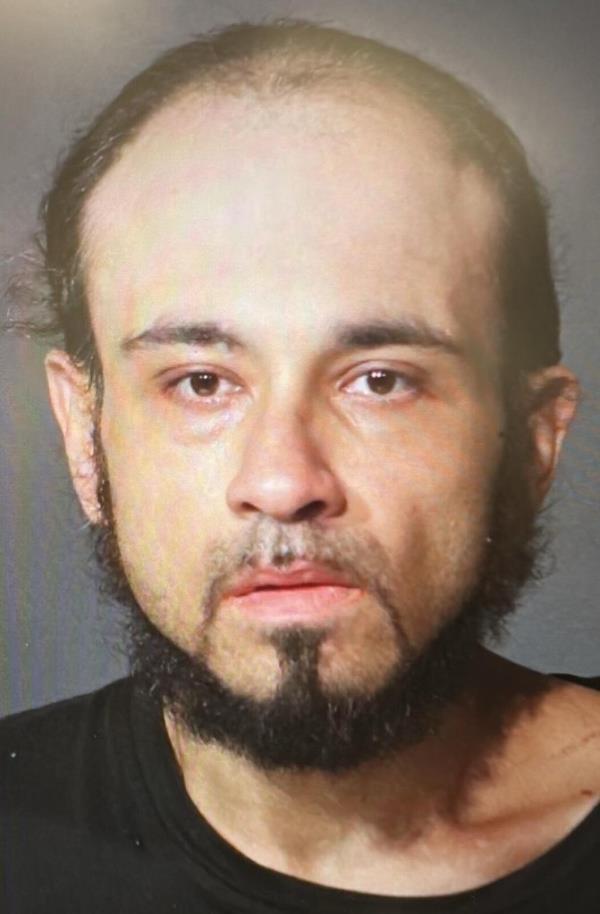 A mugshot of the man who was arrested.